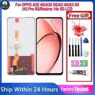 Original For OPPO A5 Pro/A3X 4G/A3X 5G/A3 4G/A3 5G/A3 Pro 5G/Realme 14x 5G LCD Screen Display Touch 