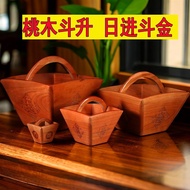 Rijindoujin Lucky Ornaments Antique Rice Dou Peach Wood Dousheng Home Creative Jewelry Shop Opening 