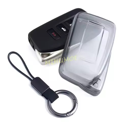 Black Transparent Car Key Fob Case Cover For Lexus NX RX LX IS ES GS 200t 250 300 300h 350 450h 500h