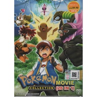 Anime DVD Pokemon The Movie Collection Part 1-23 + 3 Special Movie & 21 Movies Collection ( USA Vers