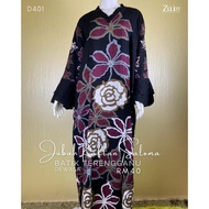 Jubah Kaftan Saloma Batik Terengganu (D4)