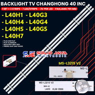 BACKLIGHT TV CHANGHONG 40 INCH L40H2 L40H4 L40H5 L40H7 L40G3 L40G4 L40G5 MS-L3215 V2 LAMPU BL LED 7K