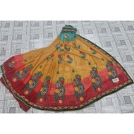 INDIAN TRADITIONAL WEAR BUDGET DINNER GEORGETTE SAREE