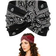 2026NewPrintedCrossYogaHeadbandsforWomen,SoftStretchHairBandsforYoga,Running,Fitness,Workout,Sports&