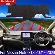 for Nissan NOTE E13 E-power 2021 2022 2023 Car Dashboard Dash Mat Cover Anti-slip Sun shade Pad Protective Interior Accessories