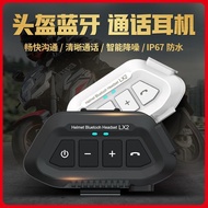 Source Manufacturer LX2 Motorcycle Bluetooth Headset Long Battery Life Noise Cancelling Headset 5.3 