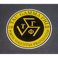 Tau Gamma Phi Waterproof Sticker For Motor/Car/Tumbler/Laptop 3inch (Free vinyl sticker name)