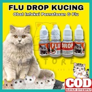 FLU DROP CAT Obat Flu & Infeksi Pernafasan Kucing Sangat Manjur Obat Flu Kucing Obat Pilek Kucing Ki
