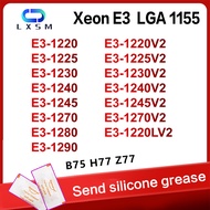 Intel Xeon E3 1220v2 1230 v2 1225 1240V2 1270v2 1245 1280 1290 CPU LGA 1155 pin