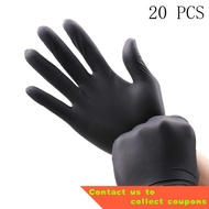 🧸 Gloves Nitrile Food Grade Waterproof Kitchen Gloves Thicker Black 100% Nitrile gloves Powder Latex Free Exam Disposabl