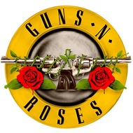 (Stiker Cermin Kereta)Windshield / Glass sticker 12cm x 12cm Guns N Roses