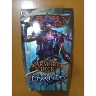 FAB Armory Deck Maxx Nitro Mechanologist Flesh and Blood TCG Sealed English