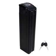 Electric E Bike Bicycle 18650 Battery Box Case Cover 48V Empty Silver Fish Ebike Aluminum Housing Ac