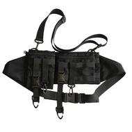 Techwear Bag Cyber Punk Streetwear Dark Army Men's Tech Sling Bag