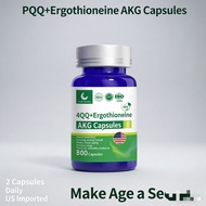 [Fast Stock]High Concentration AKG Complex Capsules | PQQ+EGT+NAD+Resveratrol, Multi-Ingredient Anti