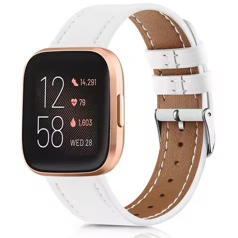 Leather Watch Band For Fitbit Versa /Versa 2/Versa Lite Strap Sport Bracelet For Fitbit Versa 2 Vers