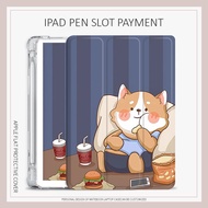 Chubby Shiba Inu case ipad gen5/6/7/8/9 case iPad air1/2/3/4/5 mini4/5/6 case iPad pro11 pro12.9 2022 10.9 gen10 case