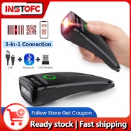 2D Mini Barcode Scanner USB Wired Bluetooth 2.4G Wireless 1D 2D Scanner QR PDF417 EAN13 Data Matrix 