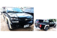 คิ้วล้อ4นิ้ว Chevrolet COLORADO 2005-2007 แบบเรียบ รุ่น4ประตู สูง สีดำด้าน