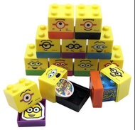 *清貨 Minions 迷你兵團 積木擦膠抽獎箱(1盒60個) 幼稚園 生日 Party 派對 交換禮物 必備