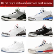 good-looking◎✱♘Nike official aj3 basketball shoes aj North Carolina blue manuscript white cement bla