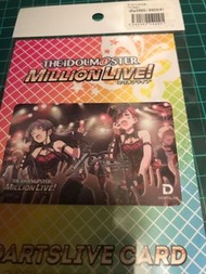 全新 限定 DARTSLIVE Card THE IDOLM@STER MILLION LIVE! 偶像大師百萬人演唱會「D/Zeal」主題飛鏢卡 掟鏢 Dart  D2 D3 theme