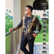 KEMEJA Jumbo men's Batik shirt-jumbo men's Batik shirt size M L XL XXL 3XL 4XL 5XL 6XL 7XL 8XL 9XL 1