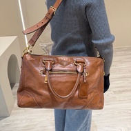 Prada 棕色公事包💼帶你賺大錢！💰💰來運轉