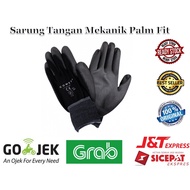 Black Palm Fit Gloves PU Coated Mechanical Gloves
