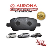 Aurona Brake Pad AUR561847 Rear Elysion Odyssey Stream
