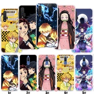 Phone Case for Huawei Nova 2i 3i 5T Y7 Y9 Prime Y7A P20 P30 Pro Lite 5KCC Anime Demon Slayer Nezuko Tanjiro