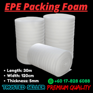 High-Density Shockproof EPE Foam Roll – Protective Packaging Material (Thickness-5mm L-30m x W-120cm