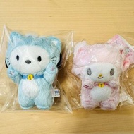 送SF 全新正版 Sanrio 貓貓 招財貓款 Happy Cat Kuromi Melody PC狗 Hello kitty 公仔 吊飾日本正品 Sanrio happycat 招財貓系列毛絨掛件公