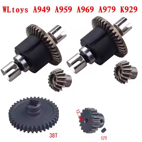For 959a metal differential gear WLtoys A959 Part remote control RC Car Spare Parts Upgrade Metal ge