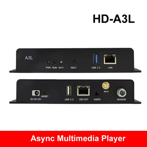 Huidu A3L LED Display Async Multimedia Player HD-A3L Support Mobile Phone APP Wireless Control Stand