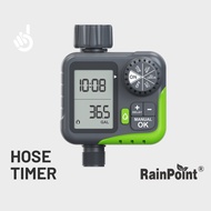 RainPoint 1-Zone Digital Hose Timer w Water Limit Function [0.5-8 Bar Pressure, 35L/Min Flow Rate]