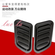 1 Pair Universal Car Decorative Air Flow Intake Hood Scoop Vent Bonnet Cover Decorative Myvi, Axia, 