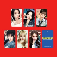 3-7pcs/set IVE 2024 2ND FANMEETING MAGAZINE Photocards HAPA KRISTIN AMUSE DIVE INTO I'VE MINE Lomo C