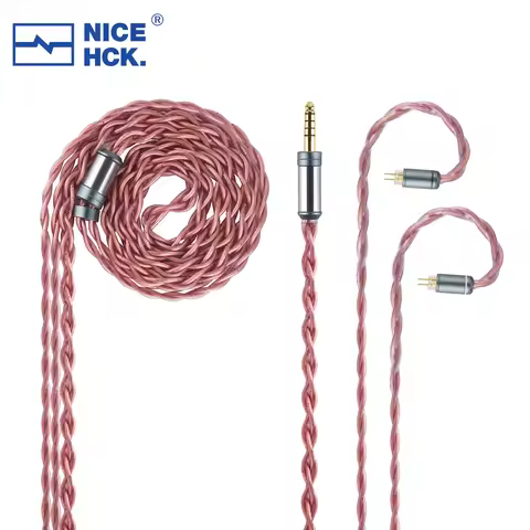 NICEHCK 5AplusUltra Audiophile Earphone Upgrade Cable 7N High Purity Material 0.78mm 2Pin for Rockie