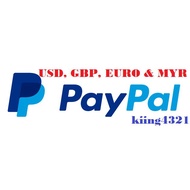 (RM4.23 after 10% cashback) USD1=RM4.7- Paypal Fund Transfer Services In USD