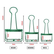 Paper Clip Besi Warna-Warni Klip Penjepit Buku Bahan Metal Penjepit Kertas Binder Clips Large Medium