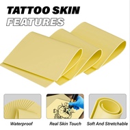 6/12pcs Blank Tattoo Practice Skins 12 * 8 In/ 7 * 6 - Unscented Tattooing Microblading Tools Access