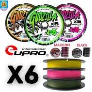 FISHDOM 2024 EUPRO GODZILLA 6X BRAIDED FISHING LINE TALI PANCING 6 SULAM