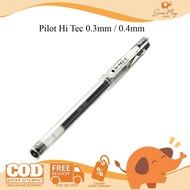 Pilot Hi Tec Pen 0.4mm & 0.3mm Black Hi-Tec-c Hi Tech/