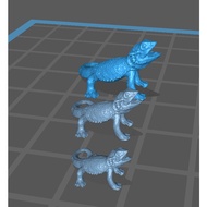 Lizard/ biawak / cicak miniature custom sizes diorama
