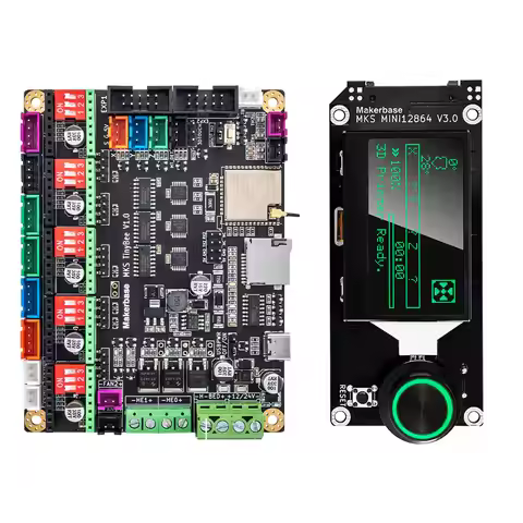 Makerbase MKS TinyBee Motherboard 3D Printer Control Board ESP32 MCU 3D Printer Parts TFT Screen wif