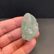 瀚玉珠寶 天然翡翠 冰種翡翠觀音墜 法相莊嚴 冰透細膩 緬甸玉