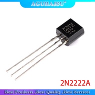100pcs 2N2222 2N2222A TO 92 40V 0.8A NPN switng transistors new original