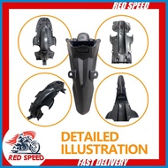 ← ☜ ✹ HONDA XRM125 MOTORCYCLE PARTS REAR FENDER FOR HONDA XRM125 MOTORCYCLE A55 [RED SPEED]
