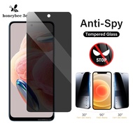 Anti-Spy Privacy Tempered Glass Xiaomi Redmi Note 12 Pro+ 12s 11T 11 11s 10 10s 9 Pro Plus 9s Screen